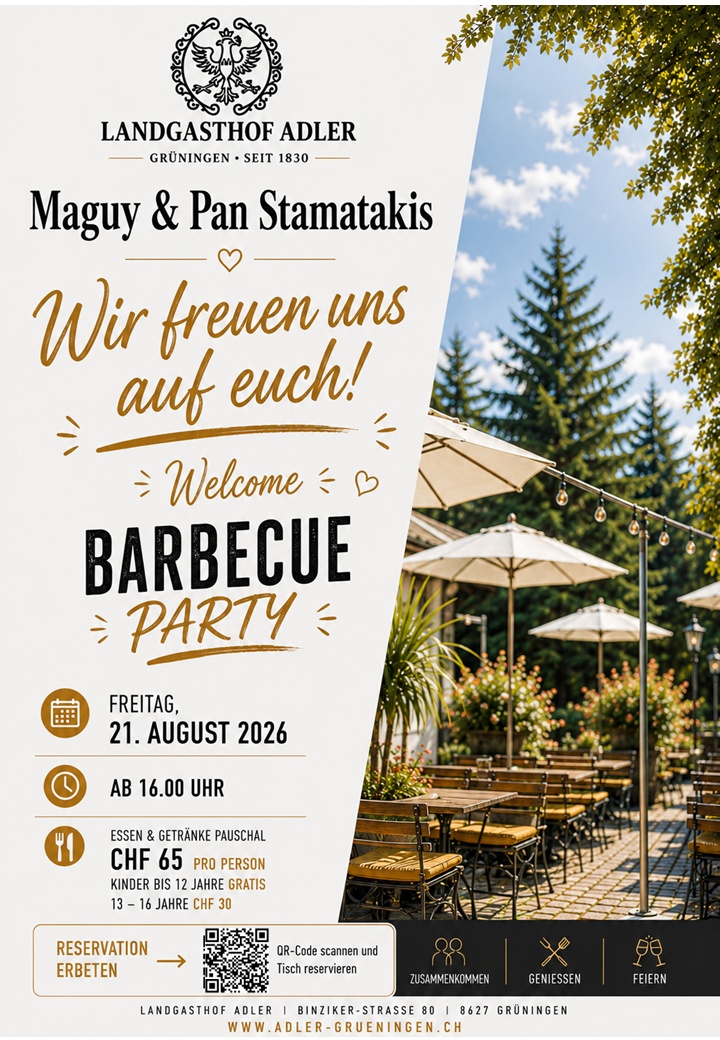 WELCOME BARBECUE PARTY